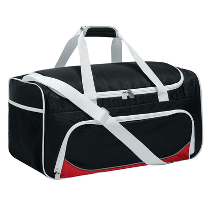 Gym Bag for Men - 55L Black Durable Large Duffle Bag for Travel, Workout, Fitness & Sport