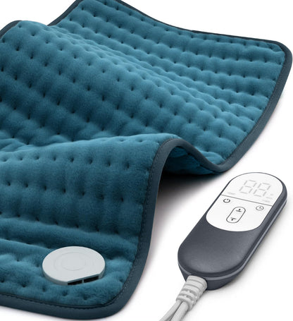 Heating pad for Back, Neck, Shoulder, Cramps and Leg Pain Relief, Heat Pads Christmas Gifts for Women, Men, Mom, Dad, Auto-Off,Machine Washable,Moist Dry Heat Options,Extra Large 12"x24"