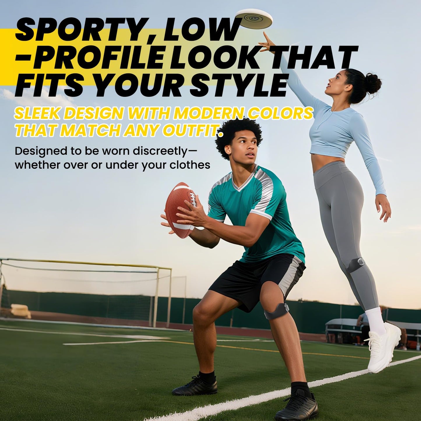 JUMPOW Patellar Tendon Support Strap - 2 Pack Adjustable Non-Slip Patella Band Stabilizer Silicone Knee Brace for Hiking, Running, Jumpers Knee, Tendonitis, Basketball, Squats, Black