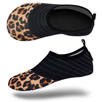 VIFUUR Water Sports Unisex Shoes Splice Orange Leopard - 7.5-8.5 W US / 6-7 M US (38-39)
