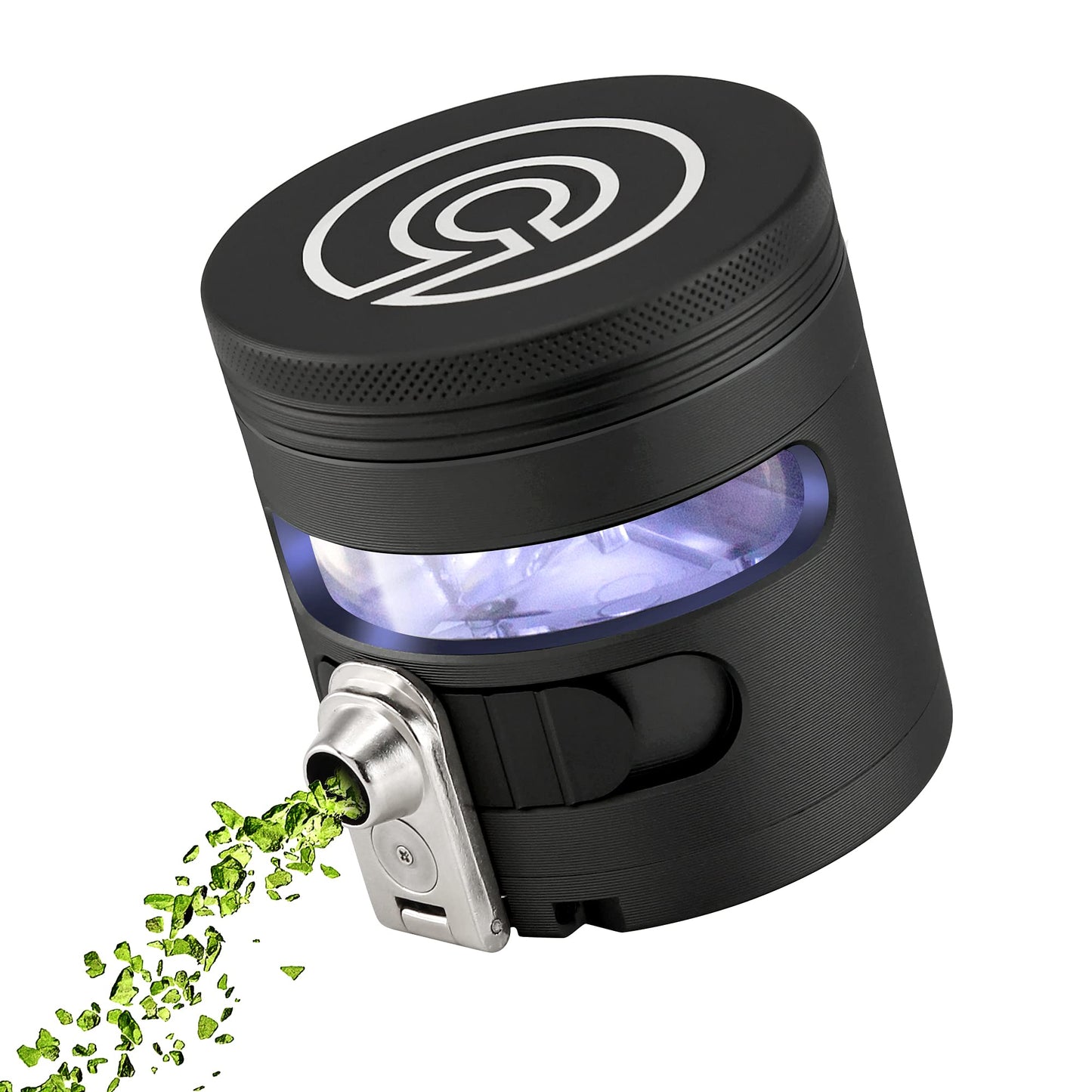 MANUAL Grinder AUTOMATIC Dispenser Large 2.5" Aluminum Alloy, for HOME & KITCHEN ONLY (Midnight)…