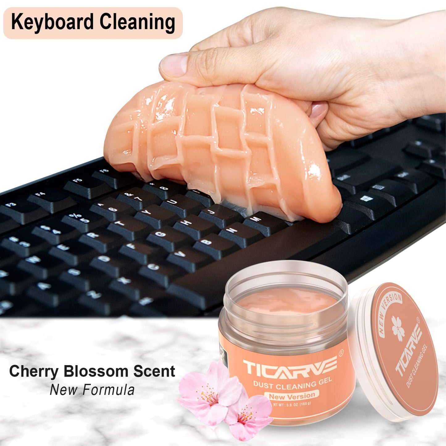 TICARVE Cleaning Gel for Car Detail Putty Car Vent Cleaner Putty Gel Detail Auto Tools Car Interior Cleaner Cleaning Mud for Car and Keyboard Cleaner Slime 2024 Upgrade