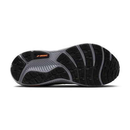 Brooks Men’s Ghost 17 GTX Waterproof Supportive Running & Walking Shoe - Smoke/Primer Grey/Orange - 13 Medium