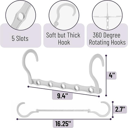 Mr. Pen- Space Saving Hangers for Clothes, Plastic Multi Clothes Hangers Space
