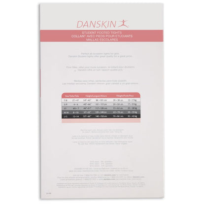 Danskin Big Girls' Student Footed Tight, Suntan, M (8/10)