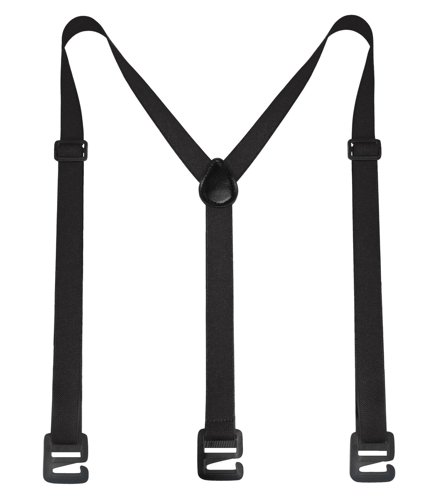 JEMYGINS Black Hidden Suspenders for Men Under Clothes Airport Friendly Outdoor Sport Suspender(2)