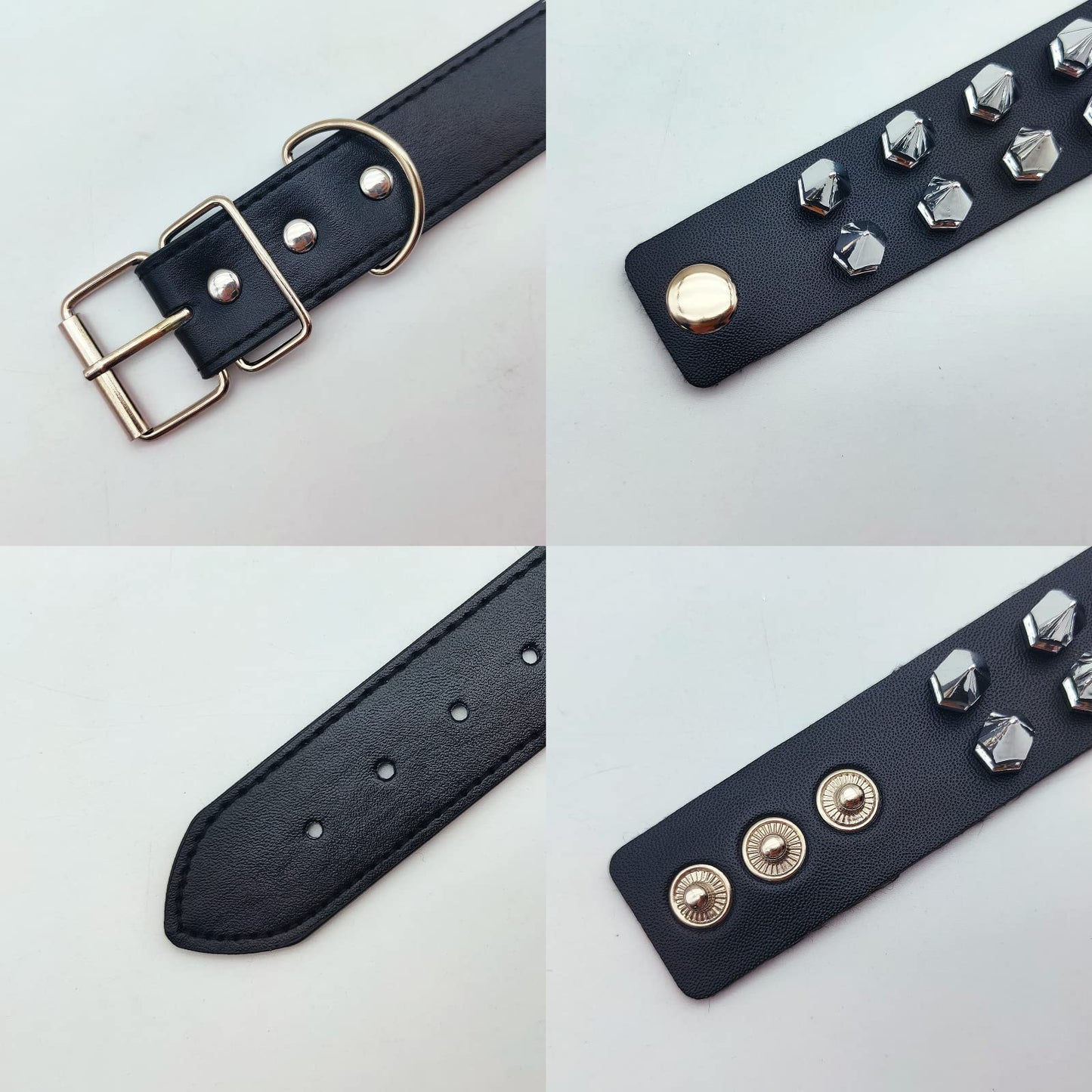 Ymimanchil Puddin Choker Bracelet Set Punk Leather Bracelet Letter Collar Cosplay Accessory for Women Halloween Party Costume