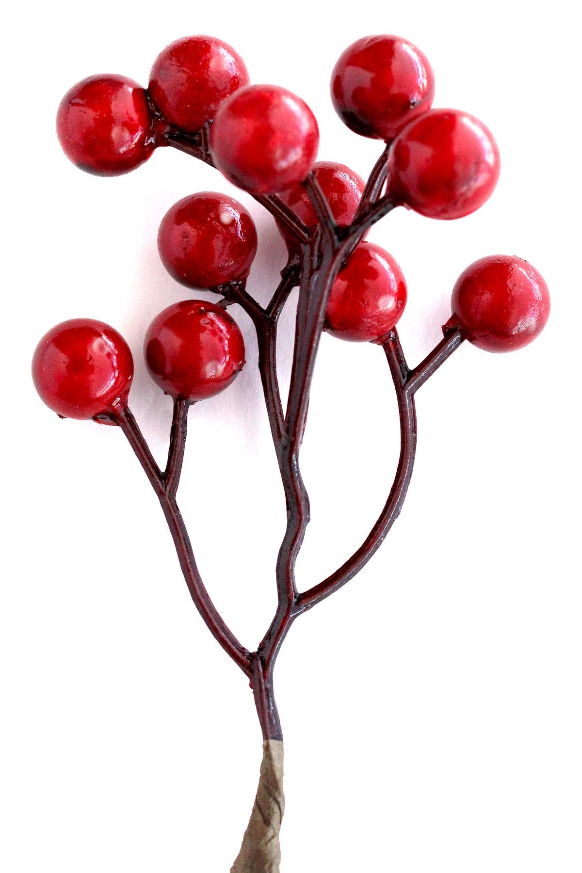 OLYPHAN Red Berry Picks Pip Berry Stems Winter Floral Sprays DIY Crafts, Wreath, Garland, Christmas Berries Ornaments Decoration-Decorative Home Holiday Decor, Table Centerpiece