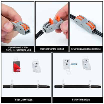 briidea Safe Dehumidifier Rod, Rod Reducing Humidity with Easy Installation and Plug Cord Easily Threading Through Safe's Hole, 12/16/24 inches Effective Coverage up to 100/150/300 Ft³, 110V