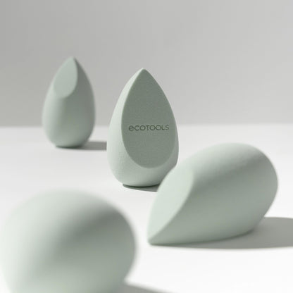 EcoTools Blurring Blender Makeup Sponge, Makeup Blending Sponge For Blurred Skin, For Liquid & Cream Foundation, Cloud Coverage Memory Foam, Eco Friendly, Latex Free, Cruelty-Free & Vegan 1 Count