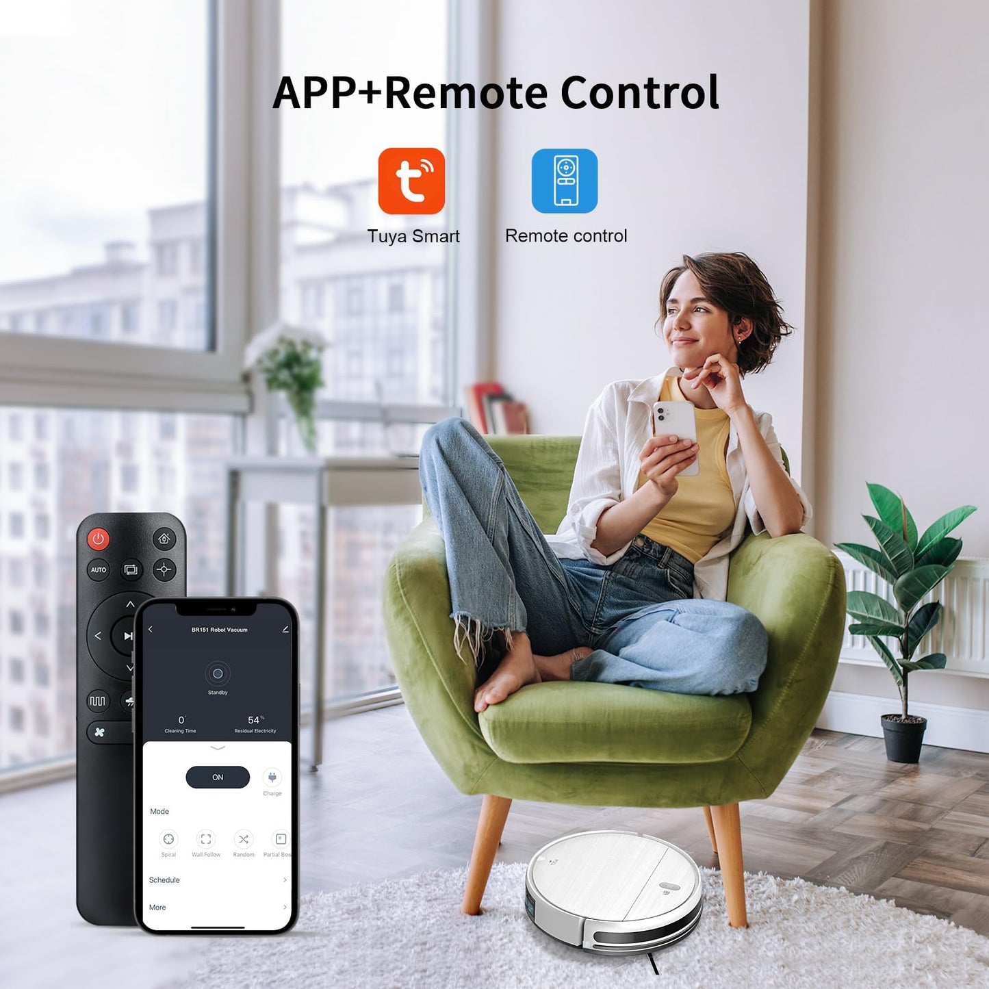 MAMNV Robot Vacuum and Mop,2 in 1 for Carpet & Hard Floor,Robotic Vacuum Cleaner with Alexa/Voice/App,Powerful & Quiet for Pet Hair,Slim 2.87",Self-Charging & Zigzag Path Cleaning