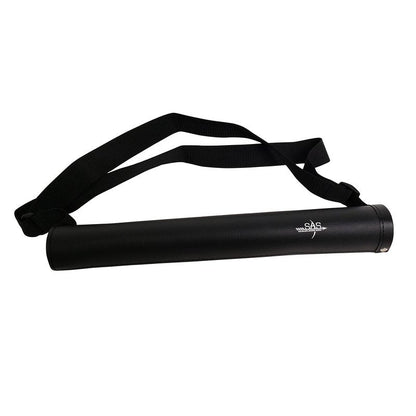 SAS Southland Archery Supply Leather Tube 17" Hip Quiver Arrow Holder with Belt Clip (Hip/Back Quiver 2-in-1)