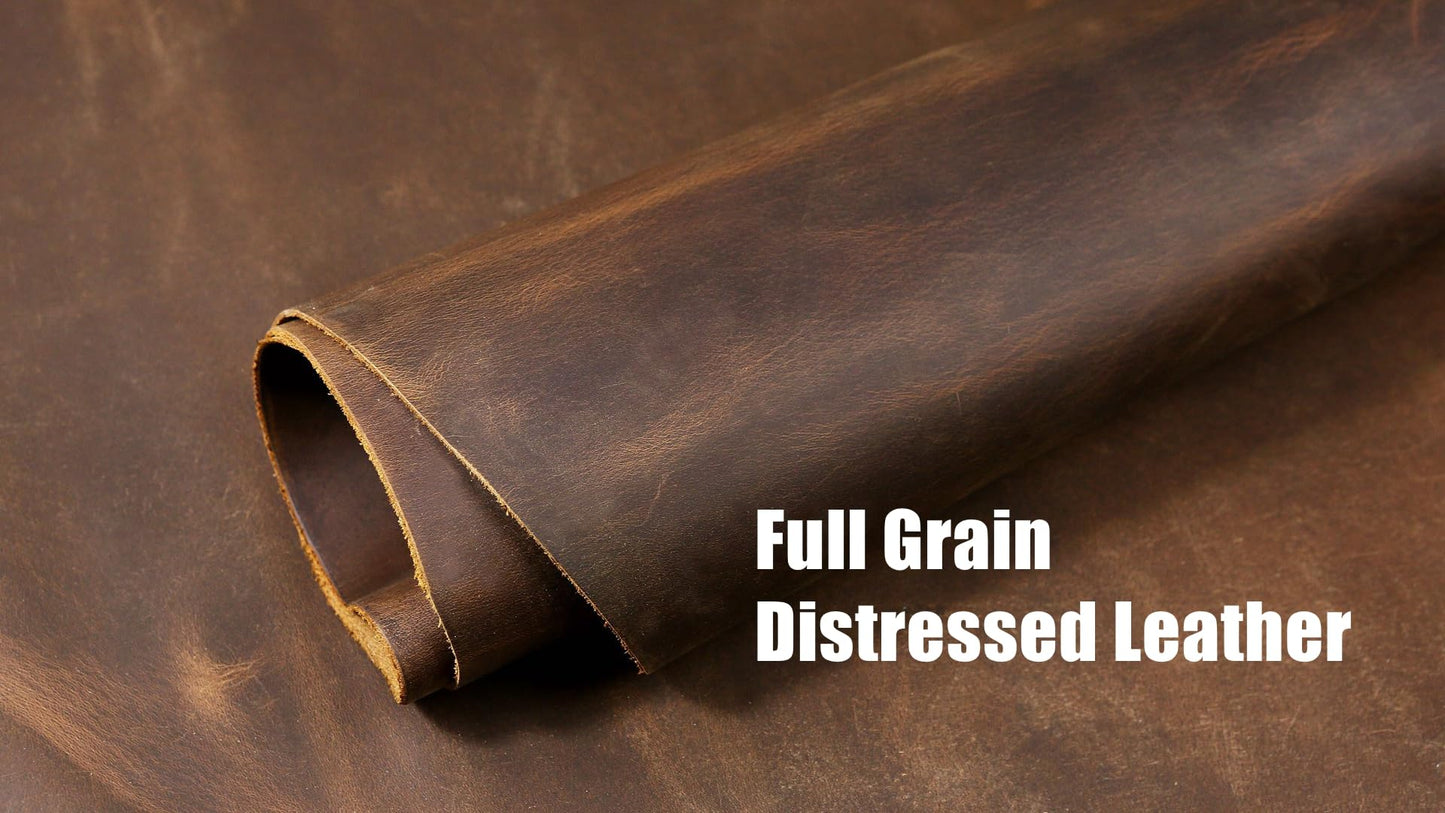 Leather Sketchbook Cover for 5.5" x 8.5" Sketchbook, Refillable A5 Full Grain Leather Artist Sketch Pad Cover with Pencil Holder and Storage Pocket, Handmade Travel Drawing Portfolio, Brown