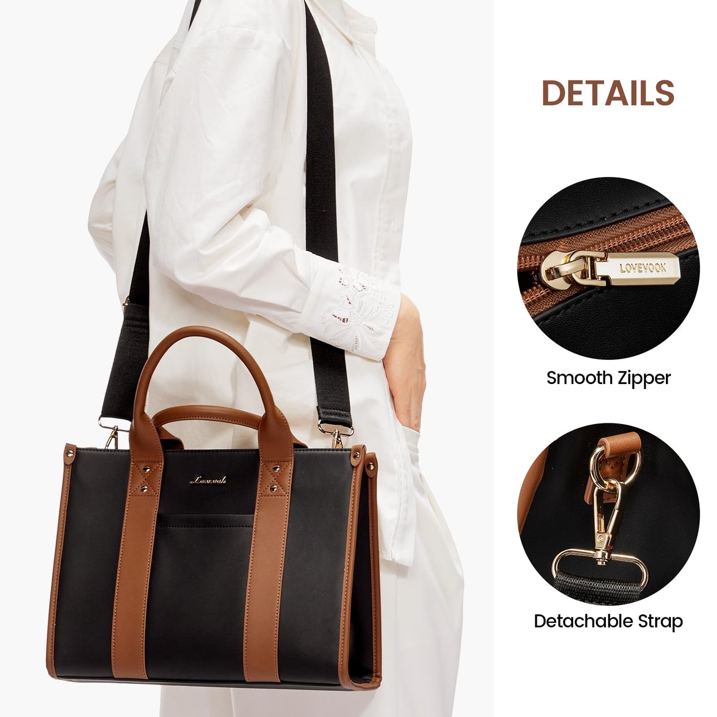 LOVEVOOK Tote Bag for Women，Fashion Handbag for Women