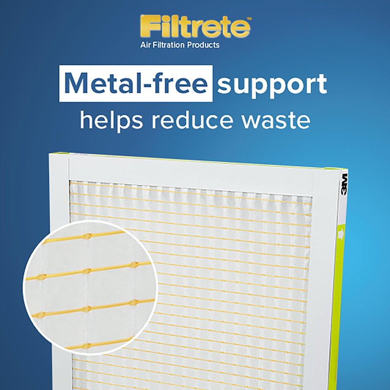 Filtrete 14x20x1 AC Furnace Air Filter, MERV 8, MPR 700, Tough on Pollen, Easy on Airflow, 3-Month Pleated 1-Inch Electrostatic Air Cleaning Filter, 4-Pack (Actual Size 13.688 x 19.688 x 0.78 in)