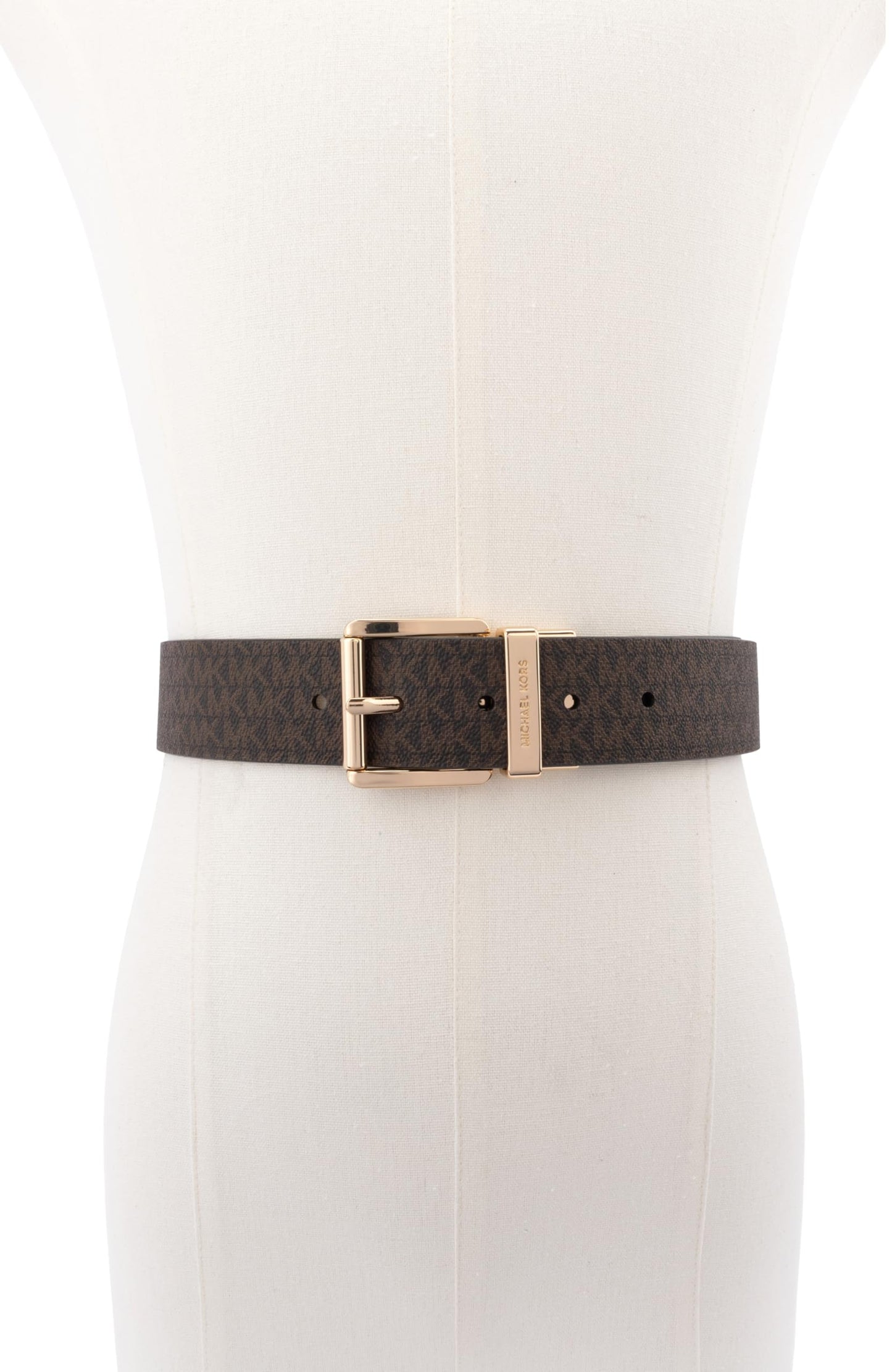 Michael Kors Women's 1.5 Inch Leather Reversible Belt, Stylish Fashion Accessory for Everyday Wear