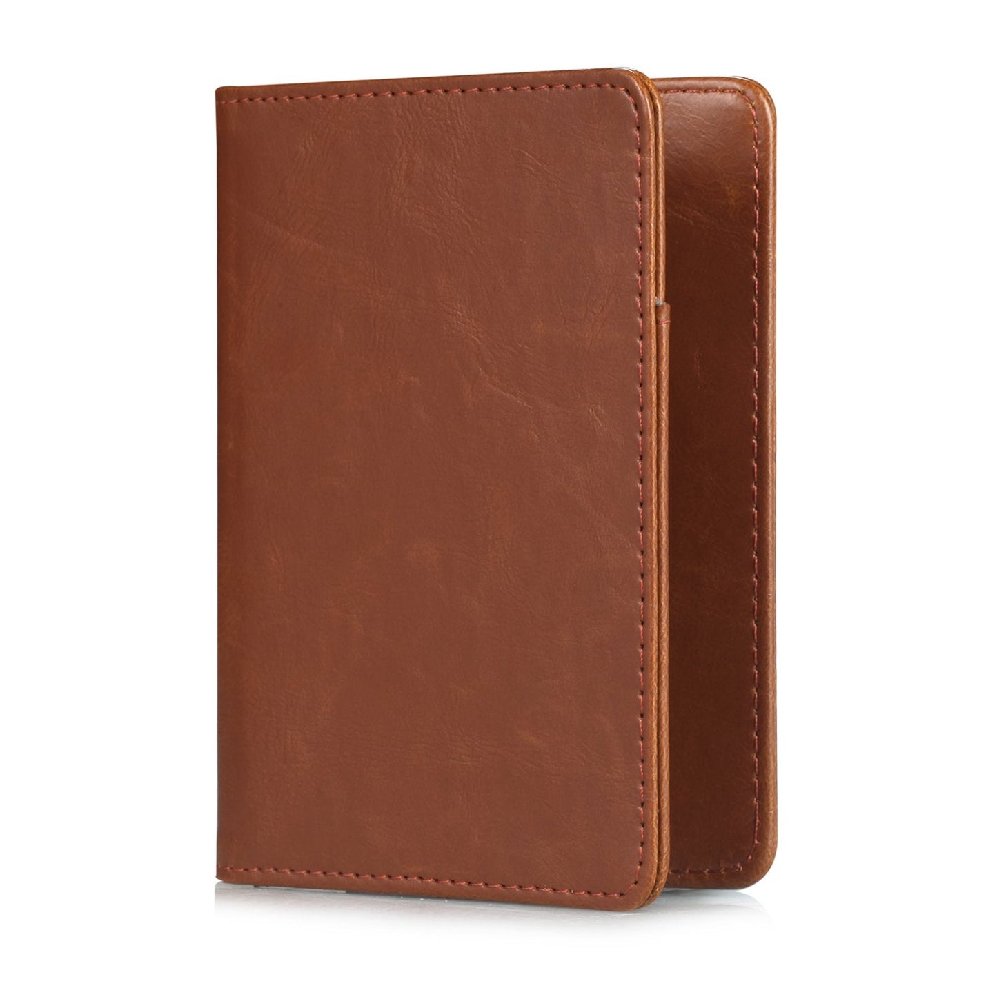 EpicGadget(TM) RFID Blocking Premium Leather Passport Holder Travel Wallet Cover Case (Brown)