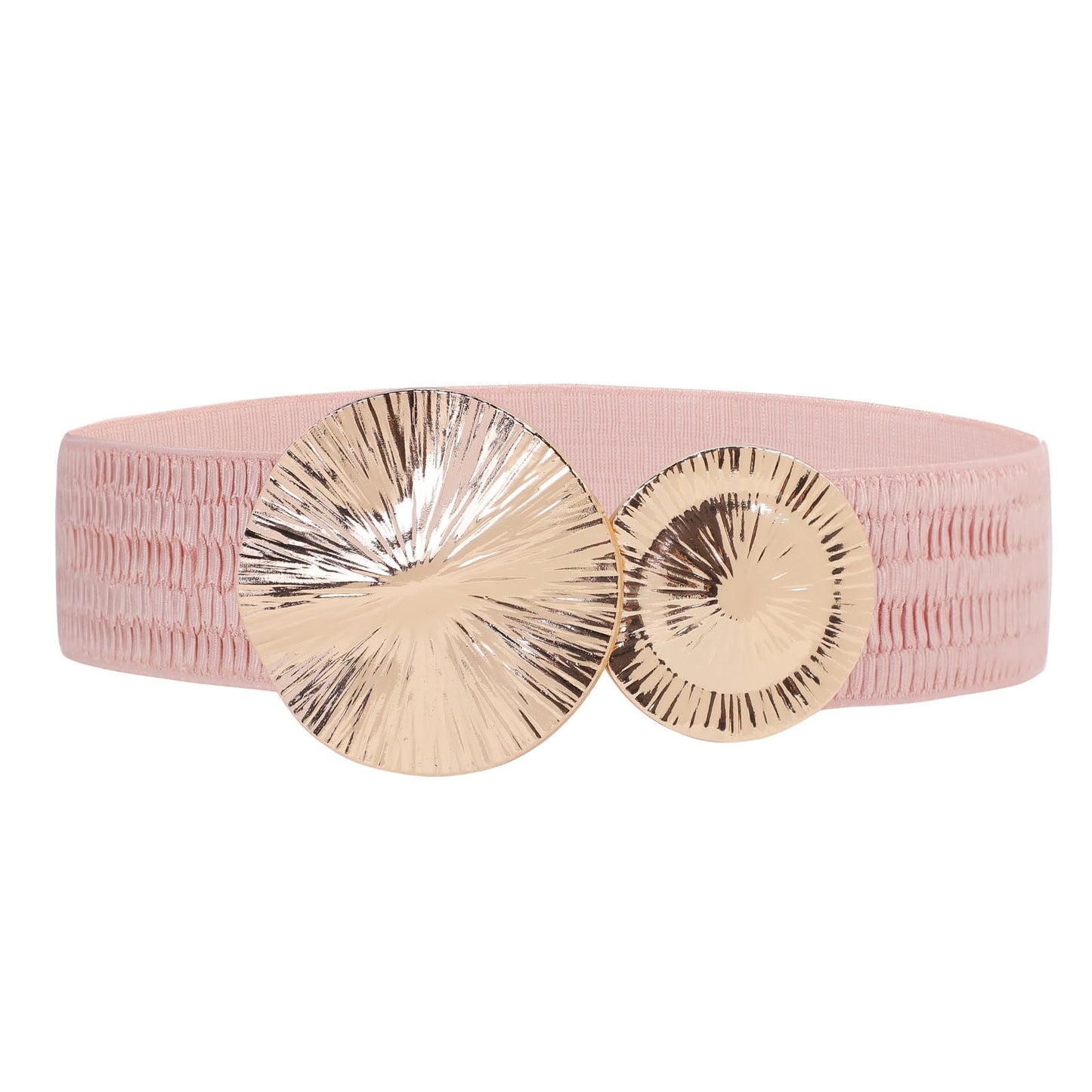 YooAi Wide Belts for Women Dresses Elastic Stretch Belt Fashion Trendy Waist Belt for Women Girls Pink M 74