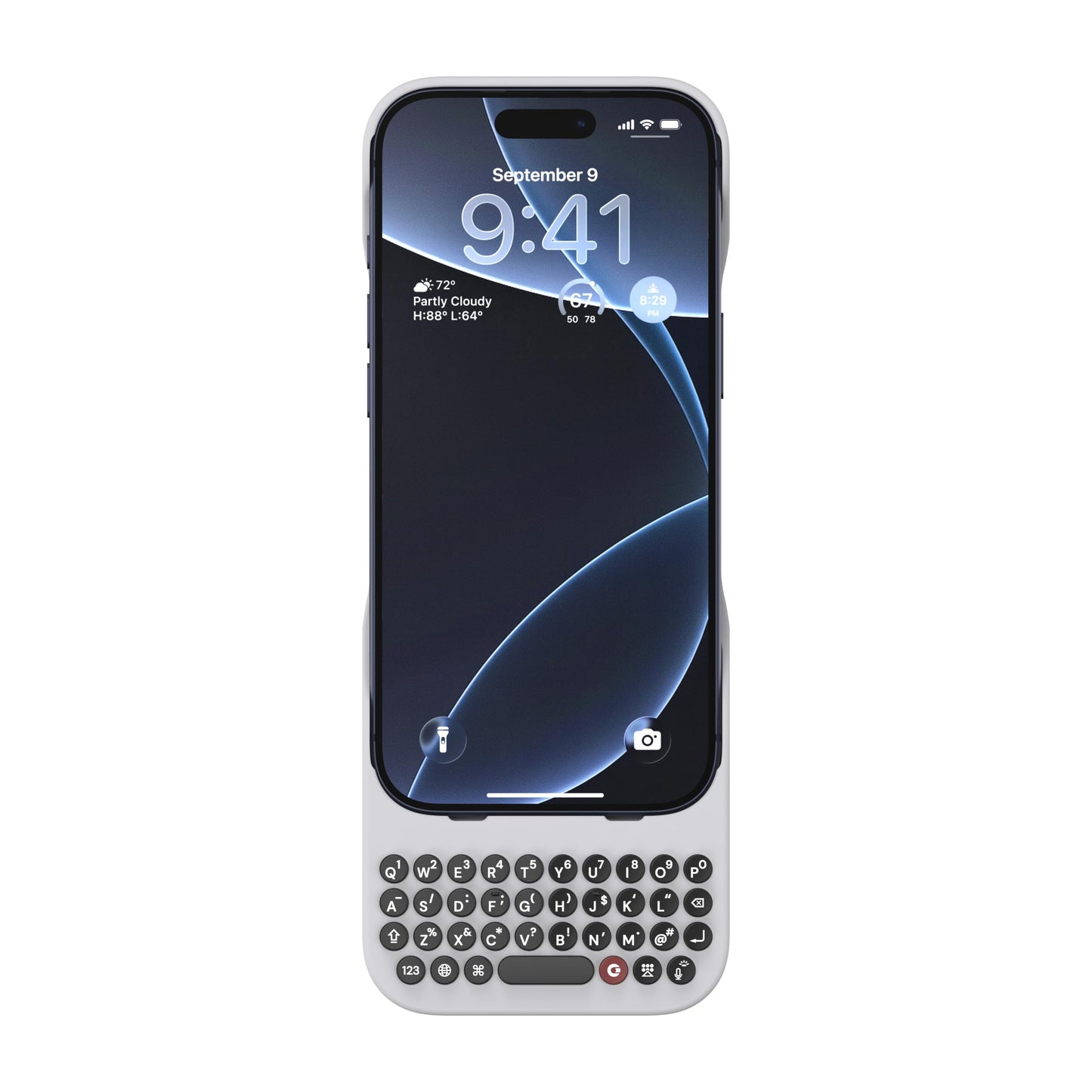Clicks Keyboard Case for iPhone 17 Pro Max - Smoke