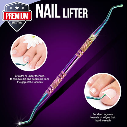 FANDAMEI Ingrown Toenail Removal Kit, Pedicure Tools, Nail Care Kit, Cuticle Trimmer, Nail Cuticle Nippers, Cuticle Kit Stainless Steel, Cuticle Clippers, Cuticle Pushers, Manicure Kit, Pedicure Kit