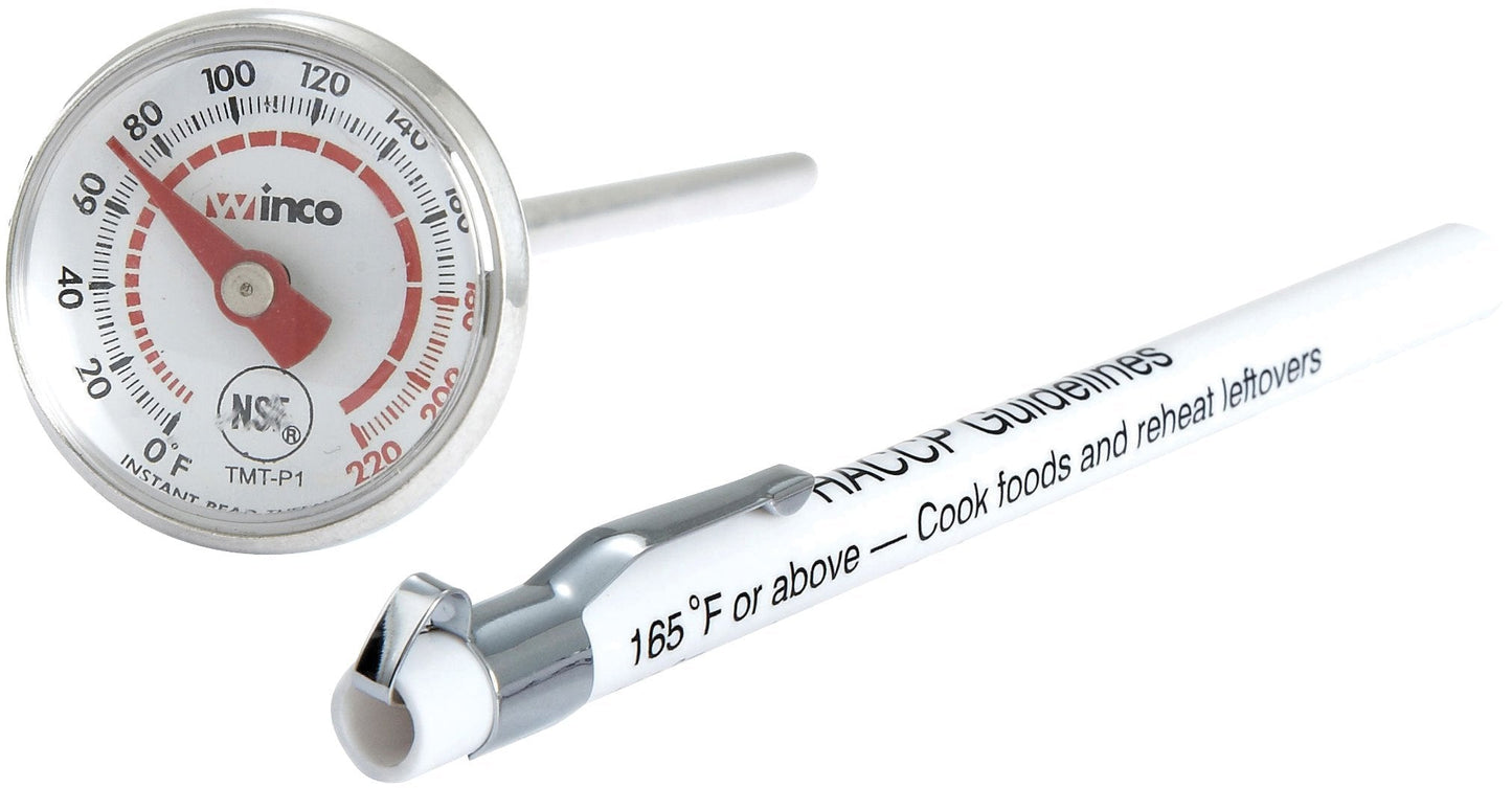 Winco 1-1/4-Inch Dial Digital Thermometer with 4-3/4-Inch Probe