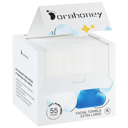 Disposable Face Towels, Ultra Soft Facial Towels
