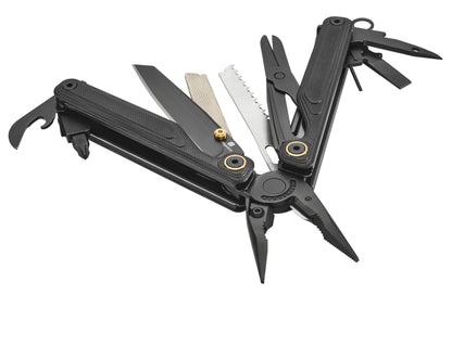 LEATHERMAN, Wave Alpha – 16-in-1 Multi-Tool with MagnaCut® Blade, G10 Handles & Full-Size Scissors, Obsidian