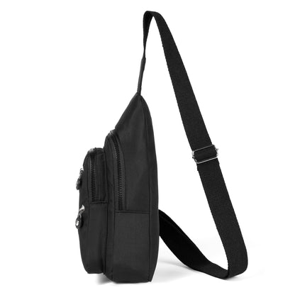 Cross Body Bag Sling Backpack Fanny Pack Small Crossbody Bags for Women Trendy - Black