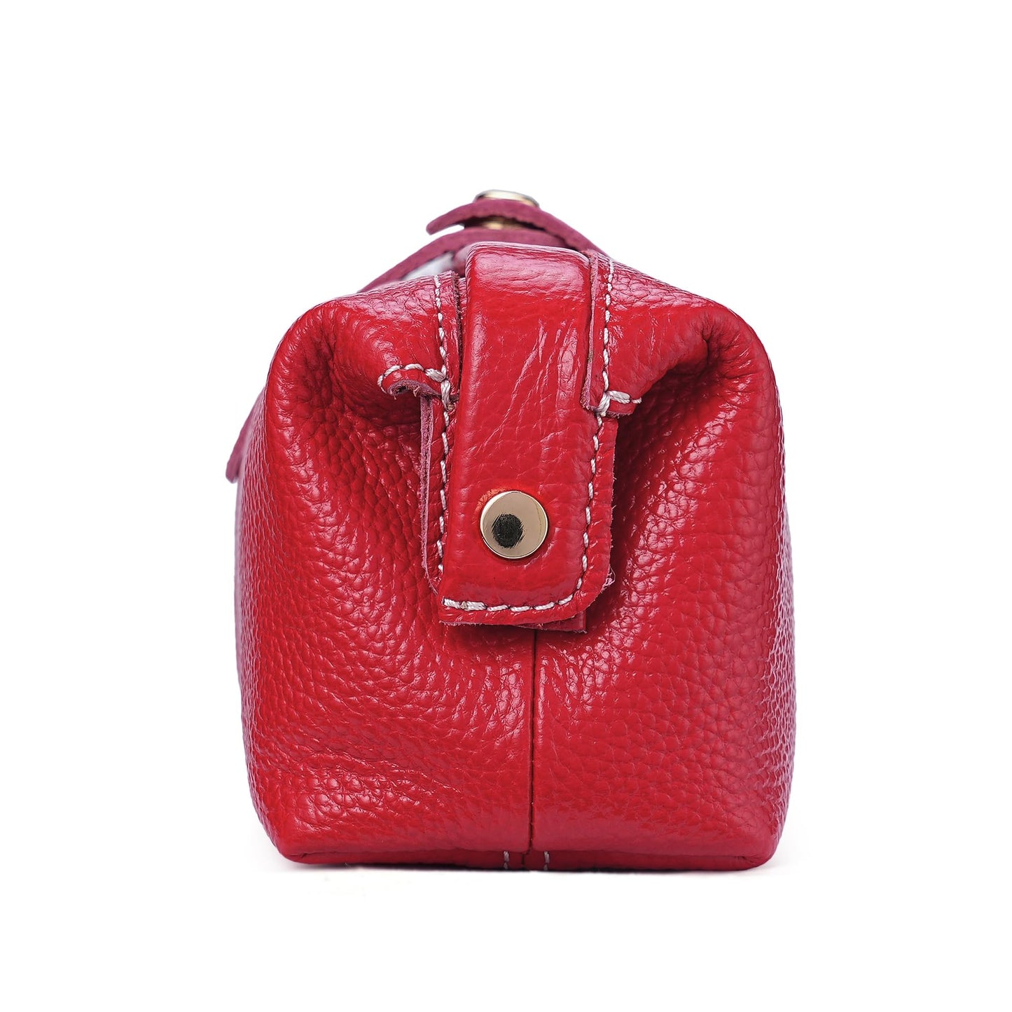 shuainiu Travel leather makeup bag, waterproof mini makeup box, small travel storage bag