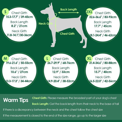 SUNFURA Dog Reflective Safety Vest, High Visibility Adjustable Dog Hunting Harness Vest for Outdoor Activity & Night Walking, Breathable Pet Jacket for Small Medium Large Dogs (Green, XXL)