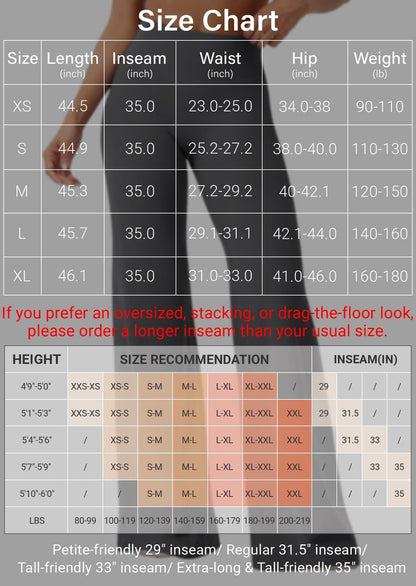 YEOREO Workout Leggings Womens No Front Seam Straight Leggings 35" High Waist Buttery Eddiy Gym Yoga Pants Black Berry Purple S