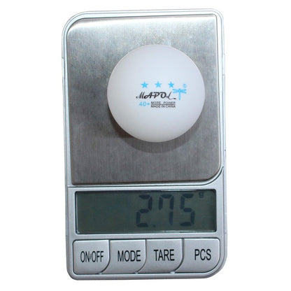 MAPOL 100 Pack White 3-Star Table Tennis Balls Advanced Training Ping Pong Ball