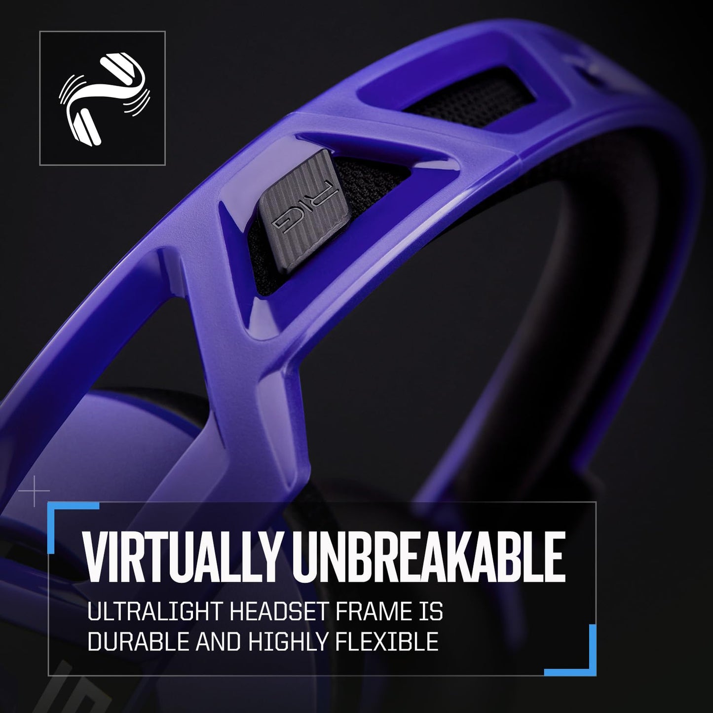 RIG 300 PRO HC Universal Gaming Headset - Xbox Series X, Xbox Series S, Xbox One, PS5, PS4, PlayStation, Nintendo Switch, Laptop, 3.5mm – Flip-to-Stow Mic, 40mm Speakers – Dolby Atmos – Cosmic Purple