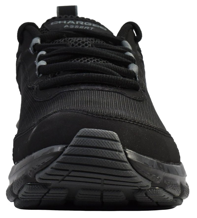 Under Armour Men's Charged Assert 9 Camo, Black/Black/Pitch Gray, 11.5 US