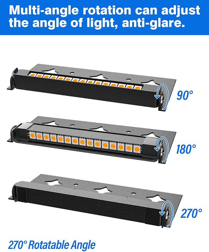 5W Retaining Wall Lights 7 inch LED Hardscape Lighting Low Voltage Landscape Paver Lights 12V Step Lights Outdoor IP66 Waterproof 3000K Soft White Stair Deck Lighting (12 Pack+ Connectors)