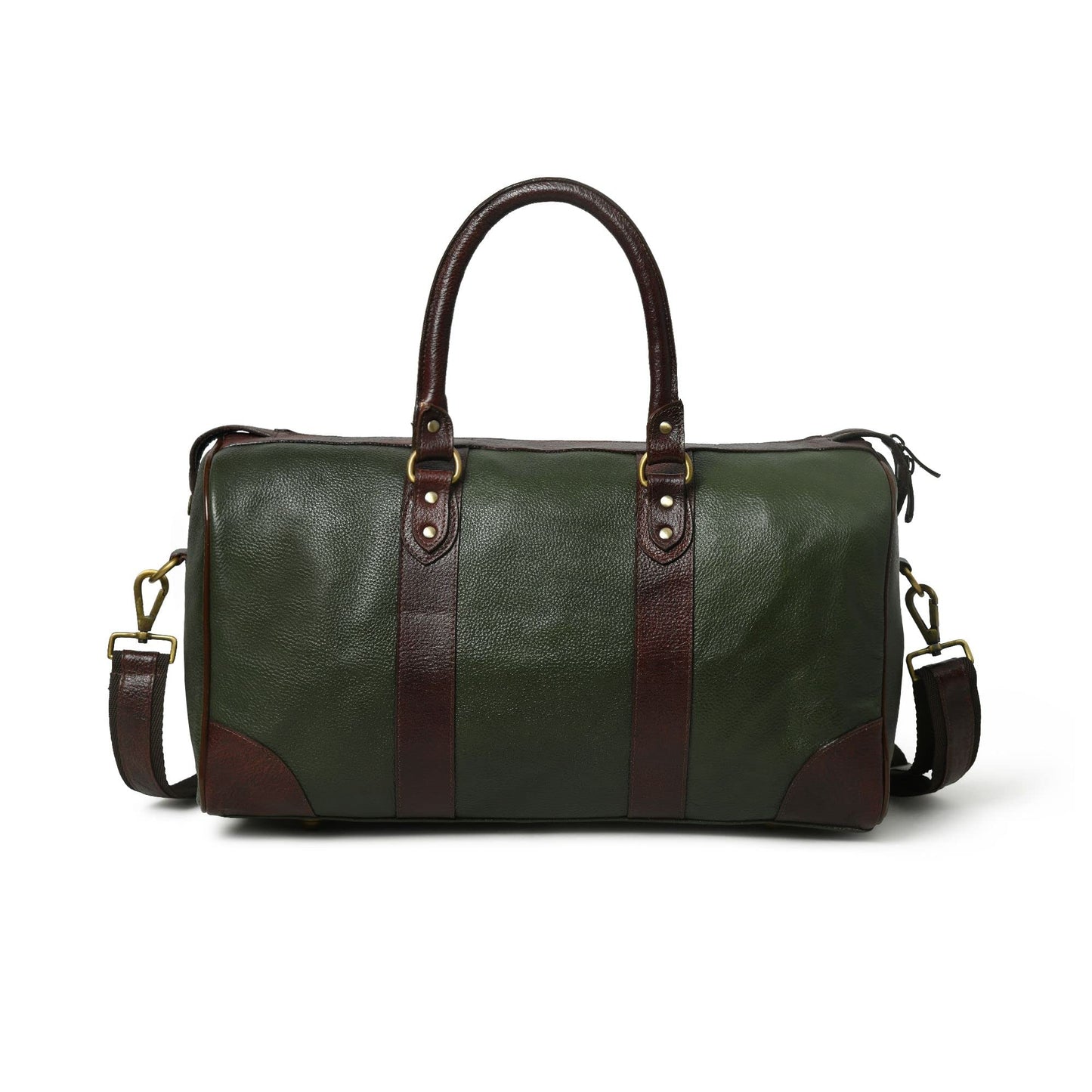 Adyan Leather Duffle Bag Travel Carry on Weekender Luggage Overnight Bags for Women and Men