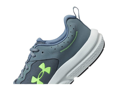 Under Armour Men's Charged Assert 10 Shoes, (100) Gravel/Gravel/Lime Surge, 9.5
