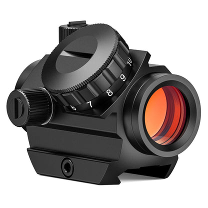 MidTen Motion Awake Red Dot Sight, 2 MOA Red Dot Optics, IPX7 Waterproof & Fogproof,1x20mm Compact Red Dot Scope for 21mm Picatinny Rail with Lower 1/3 Co-Witness Riser