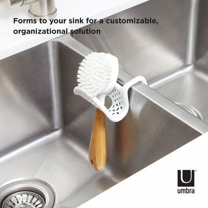 Umbra Sling Sink Caddy, White, 6 Pieces