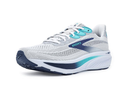 Brooks Men's Ghost 17 White/Beacon Blue/Ipanema 9.5 Medium