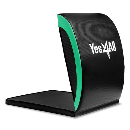 Yes4All Ab Exercise Mat Tailbone & No Tailbone, Foldable Abdominal Sit Up Support Pad, Abs Workout Equipment for Core Training and Lower Back
