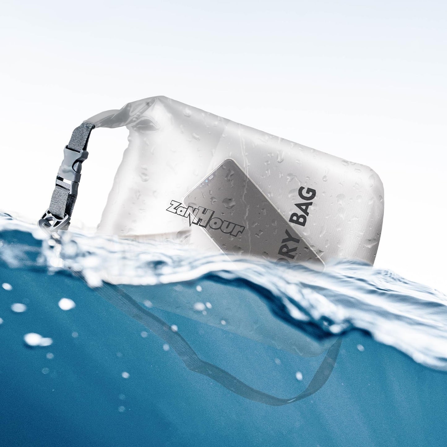 Zanhour Waterproof Dry Bag - Roll Top Transparent Storage Bag,2L/5L/10L/20L,Suitable for Traveling, Swimming, Kayaking, Camping, Fishing, Rainy Day Trips