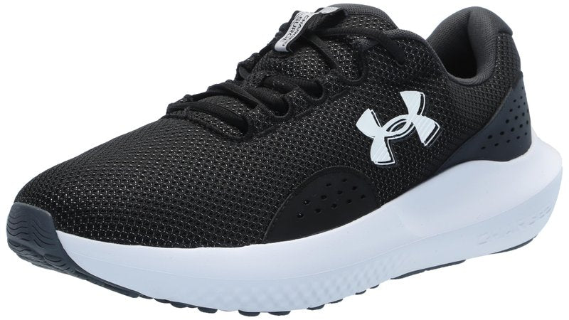 Under Armour Men's Surge 4, (002) Black/Anthracite/White, 12.5, US
