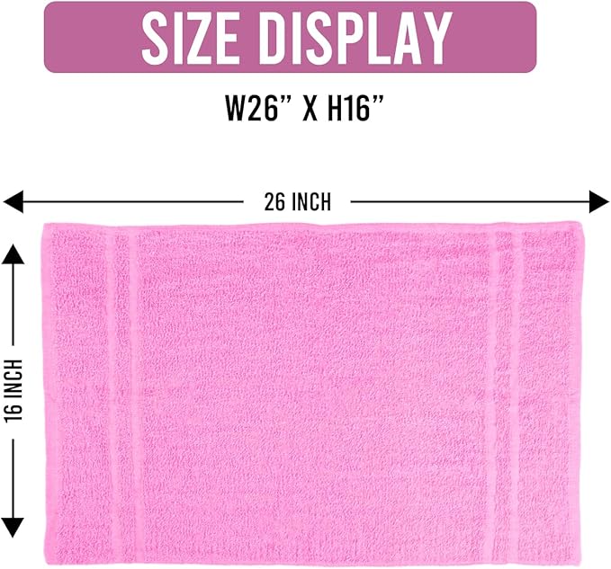 Hand Towels Pink Economy Towels Salon Towels