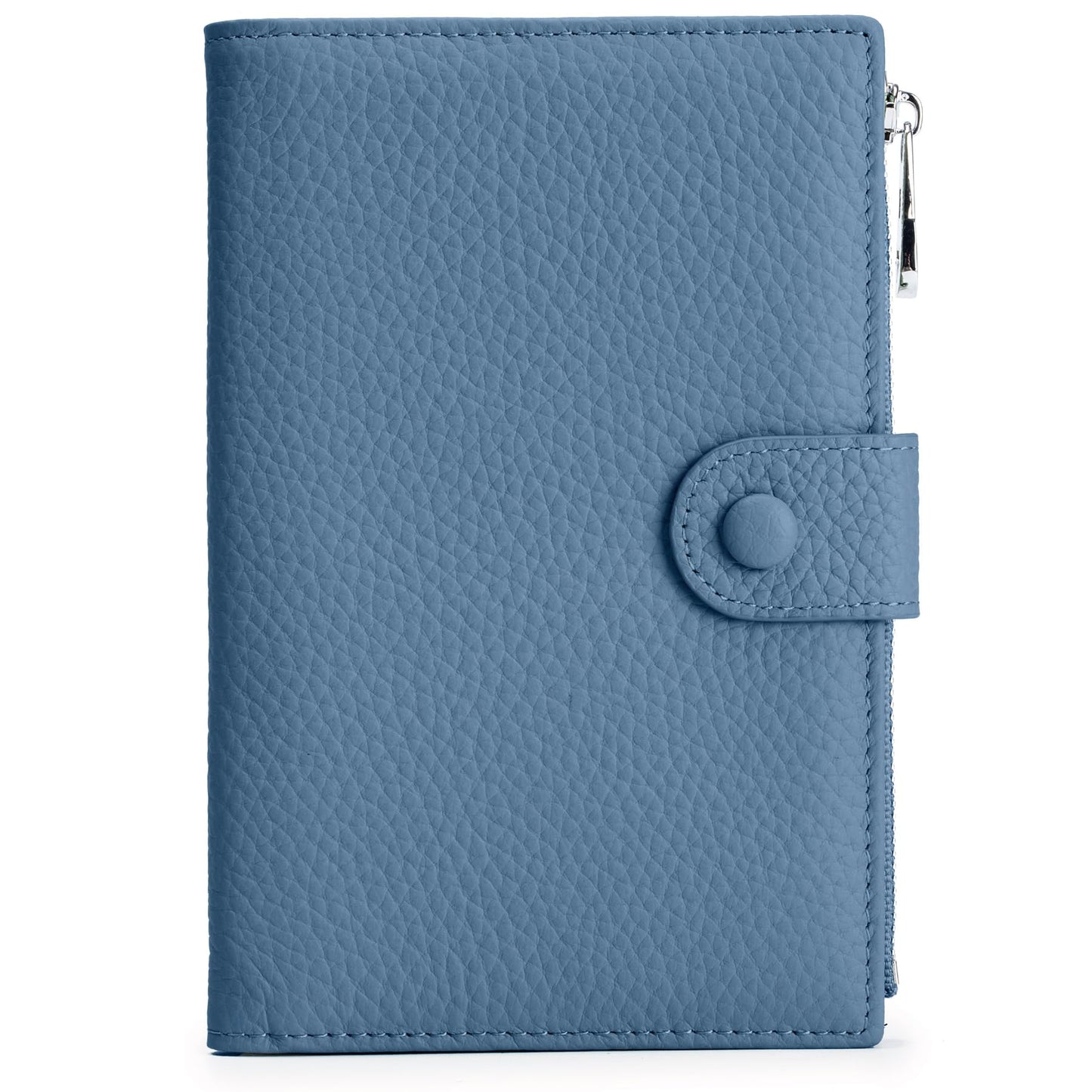 RFID passport holder for travel, Leather Passport Wallet for Women with Zippered Coins Pocket and SIM Slots, Passport Cover Case for Travel