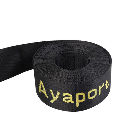 Ayaport Boat Winch Strap Towing Straps with Hook - 2" x 20' - 6600lbs Breaking Strength, Boat Trailer Winch Strap Replacement for Marine Boat ATV Fishing Boat and Jet Ski (Stainless-Steel Hook)