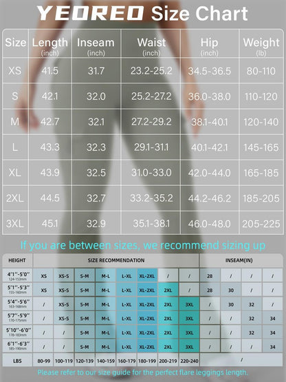 YEOREO CoreFlex Women Workout Flare Leggings with Pockets Hidden Scrunch High Waisted Cargo Gym Yoga Leggings Light Army Green XL