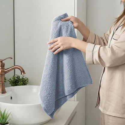 REDKISS 2-Pack Luxury Hand Towels, 16x32 Inch 450 GSM 100% Cotton, Super Soft