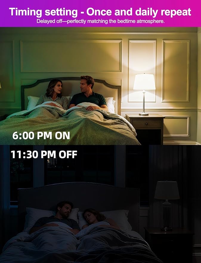 ILC Alexa Light Bulbs 10W (70 Watt Equivalent) Smart Light Bulbs Work with Alexa Hub Required, 900 Lumens, Color Changing, Color Temperature Tunable 2700K-6000K(4 Pack)