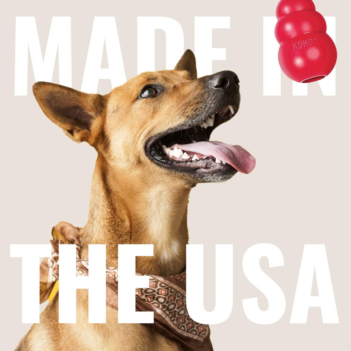 KONG Classic Stuffable Dog Toy - Fetch & Chew Toy for Dogs - Treat-Filling Capabilities & Erratic Bounce for Extended Play Time - Durable Natural Rubber Material - for Extra Small Dogs